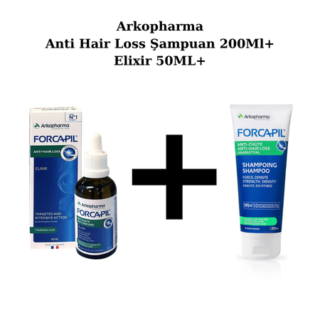 Arkopharma Anti Hair Loss Şampuan 200Ml+ Elixir 50ML+ - 1