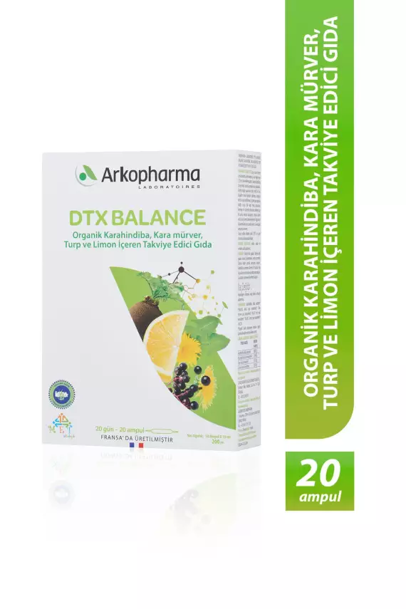  Ürünü Arkadaşına Öner twitter Arkopharma Dtx Balance 20 Ampul - 1