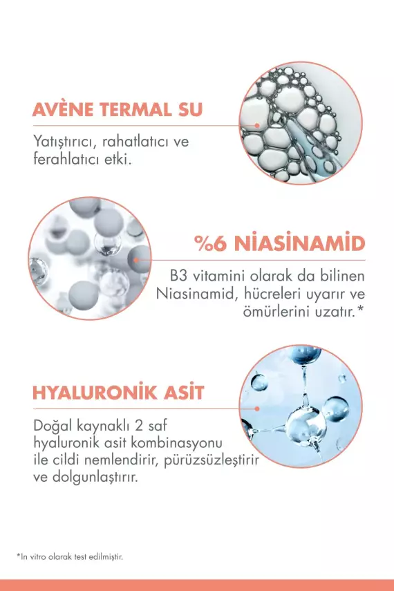 Avene 50 ml Hyaluronik Asit ve Niasinamid İçerikli Hücre Yenilemeye Yardımcı Krem - 3