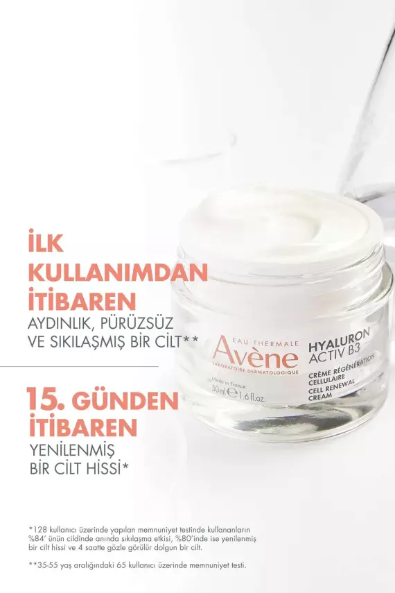 Avene 50 ml Hyaluronik Asit ve Niasinamid İçerikli Hücre Yenilemeye Yardımcı Krem - 2