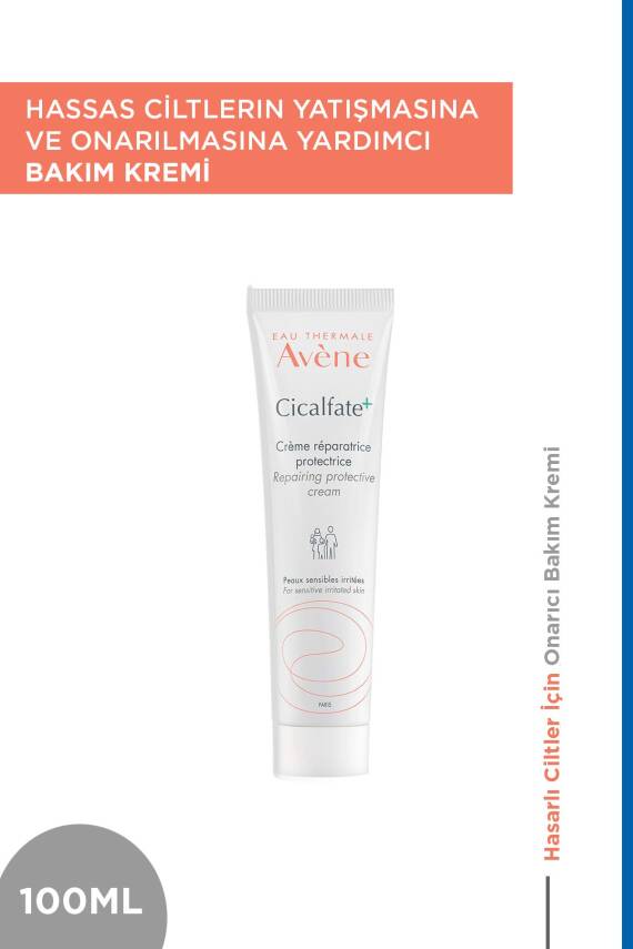 Avene Cicalfate Yıpranmış Hassas Ciltlerin Onarılmasına Ve Yatışmasına Yardımcı Bakım Kremi 100 ml - 1