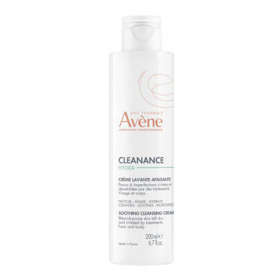 Avene Cleanance Hydra Yıpranmış ve Kuru Ciltler için Yatıştırıcı Temizleme Kremi 200 ml - Avene
