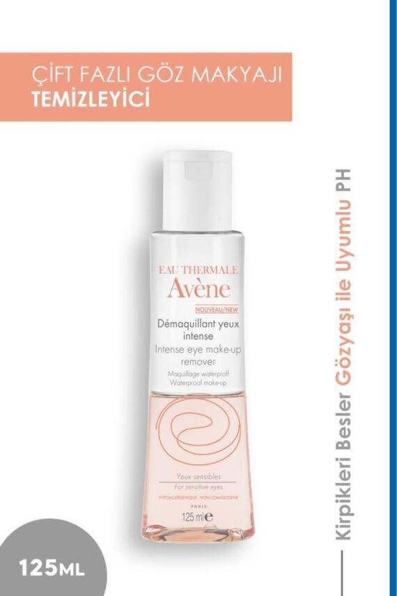 Avene Demaquillant Yeux Intense 125 Ml - Göz Çevresi Makyaj Temizleme - 1