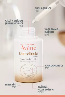 Avene DermAbsolu Canlandırıcı, Sıkılaştırıcı ve Yenileyici Bakım Serumu 30 ml - 4