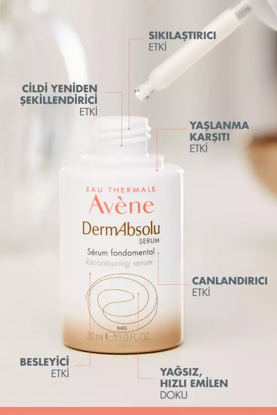 Avene DermAbsolu Canlandırıcı, Sıkılaştırıcı ve Yenileyici Bakım Serumu 30 ml - 4