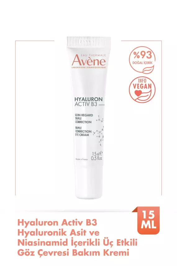 Avene Hyaluron Activ B3 15 ml Göz Çevresi Kremi - 1