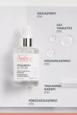 Avene Hyaluron Activ B3 Hyaluronik Asit ve Niasinamid İçeren Hücre Yenileme Etkili Serum 30 ml - 3
