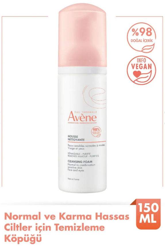 Avene Mousse Nettoyante Cilt Temizleme Köpüğü 150 ml - 1