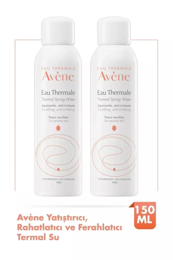 Avene Tüm Cilt Tipleri İçin Yatıştırıcı, Rahatlatıcı ve Ferahlatıcı Orta Boy Termal Su 150 ml x2 - 1