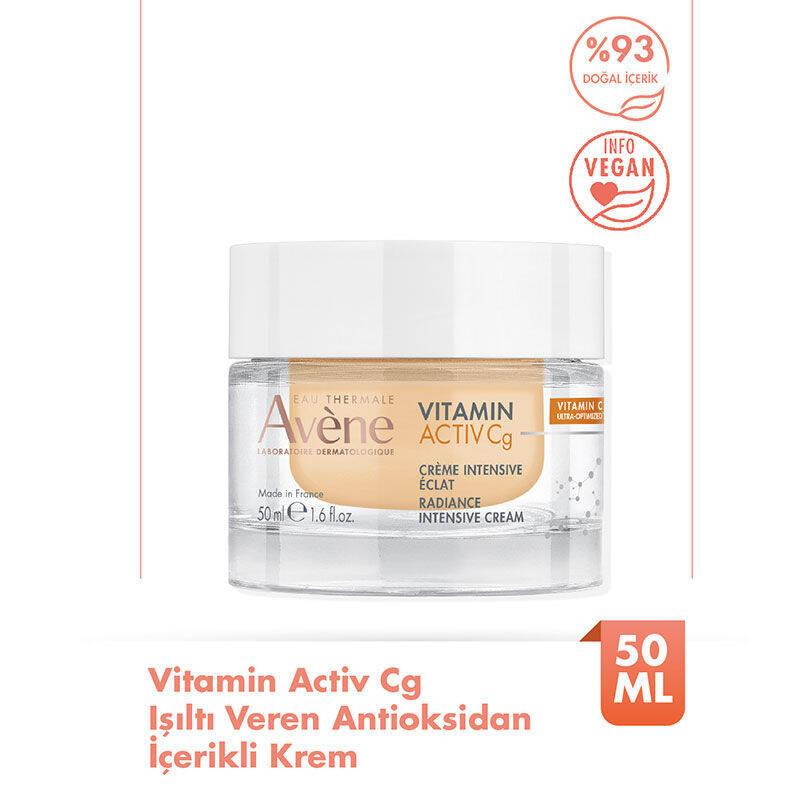 Avene Vitamin Activ CG Işıltı Veren Antioksidan İçerikli 50 ml Yoğun Yüz Kremi - 1
