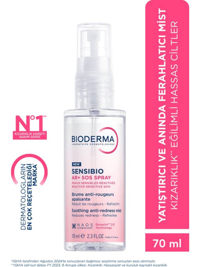 Bioderma Sensibio Ar+ SOS Sprey 70Ml - 1