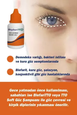 BLEPHARİTTO Göz Çevresi Bakım Jeli 20ml - 3