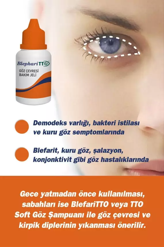 BLEPHARİTTO Göz Çevresi Bakım Jeli 20ml - 3