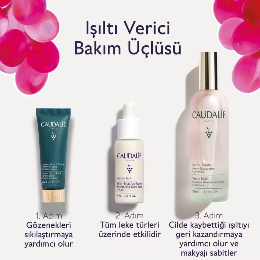 Caudalie Işıltı Verici Bakım Üçlüsü Seti - 2