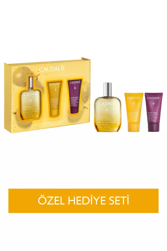 Caudalie Soleil des Vignes Elixir Yağ 50ml + Duş Jeli 30ml + Vücut Losyonu 30ml - 1