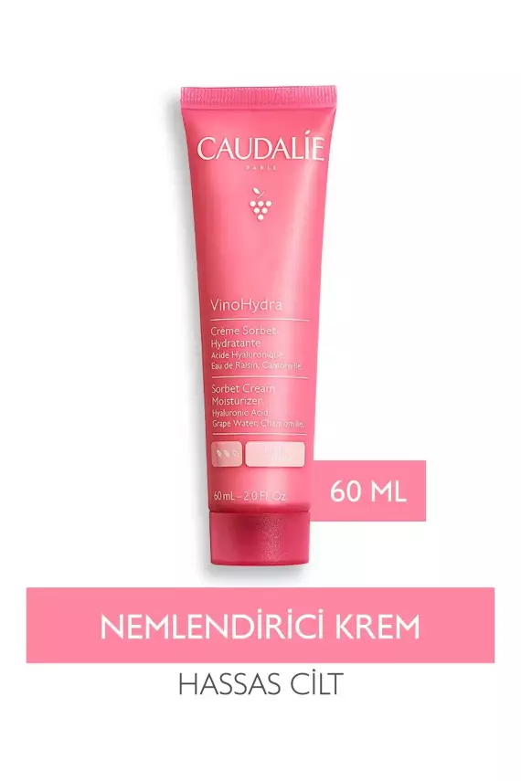 Caudalie VinoHydra Sorbet Hydrante 60 ml Yoğun Nemlendirici Bakım Kremi - 1