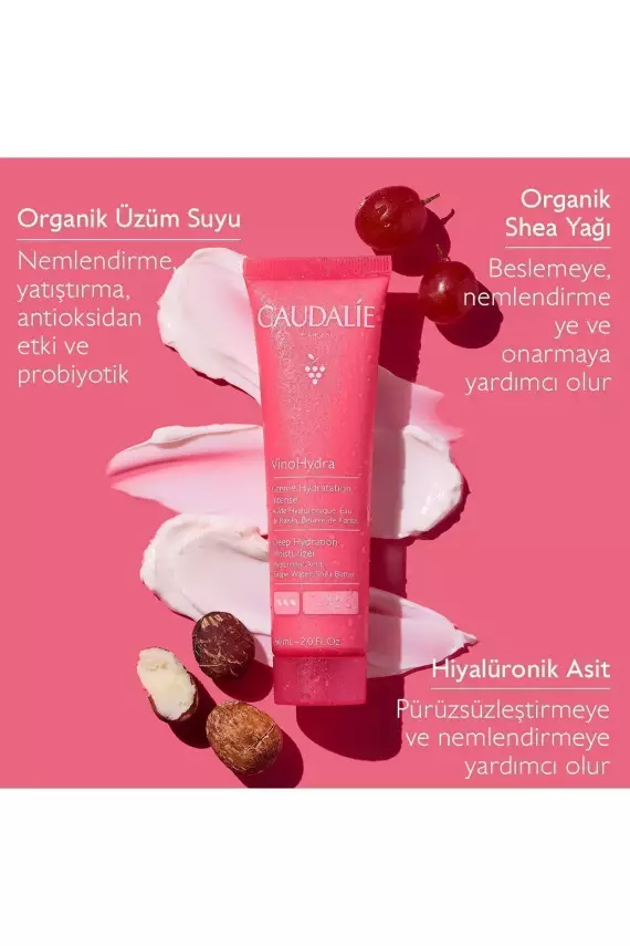 Caudalie VinoHydra Yoğun Nemlendirici Bakım Kremi - 2