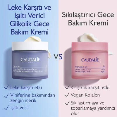 Caudalie Vinoperfect Leke Karşıtı Glikolik Gece Bakım Kremi 50 ml Refill - 3