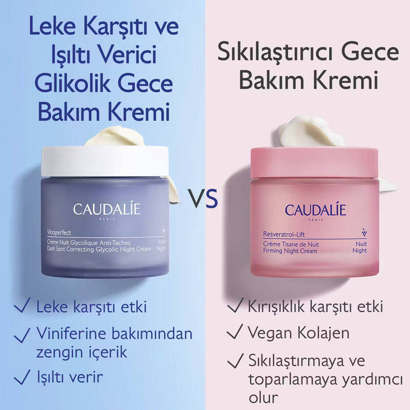 Caudalie Vinoperfect Leke Karşıtı Glikolik Gece Bakım Kremi 50 ml Refill - 3
