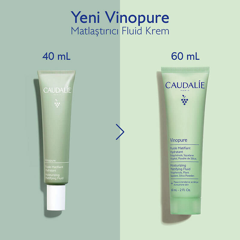 Caudalie Vinopure Matlaştırıcı Fluid Krem 60 ml - 3