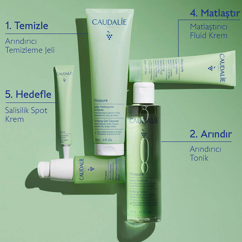 Caudalie Vinopure Purifying 150 ml Temizleme Jeli - 3