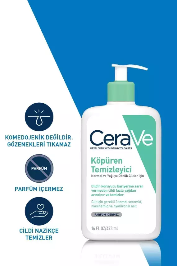 Cerave 473 ml Foaming Cleanser Köpüren Temizleyici - 2