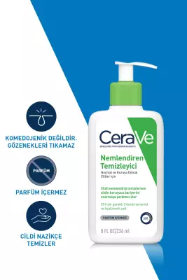 CeraVe nemlendiren temizleyici 236ml - 2