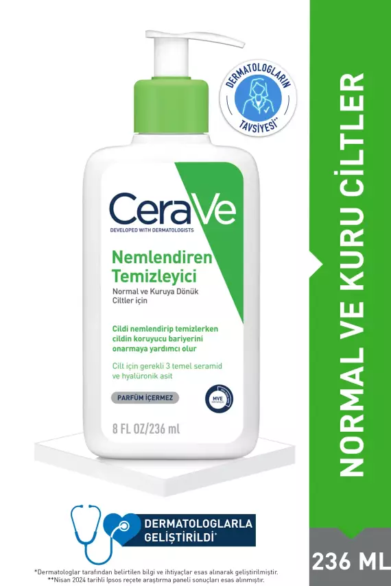 CeraVe nemlendiren temizleyici 236ml - 1