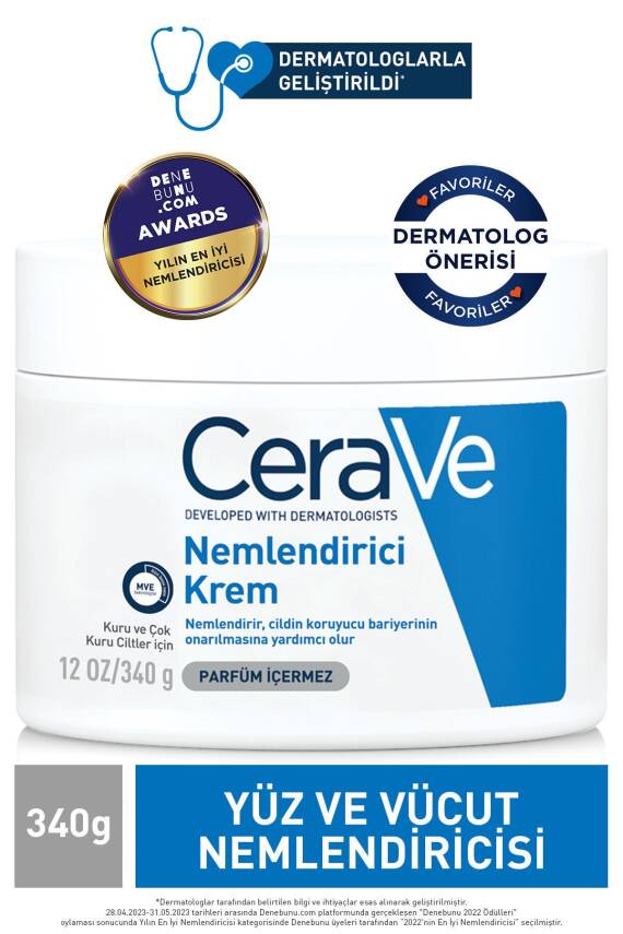 CeraVe 340 gr Nemlendirici Krem - 1