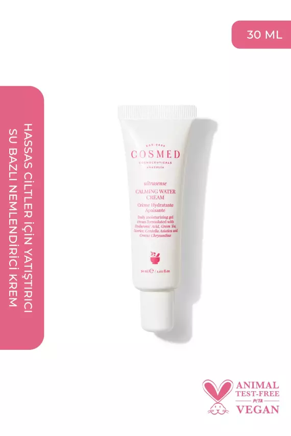 COSMED Ultrasense Calming Water Cream-hassas Ciltler Için Yatıştırıcı Su Bazlı Nemlendirici Yüz Kremi 30 ml - 1