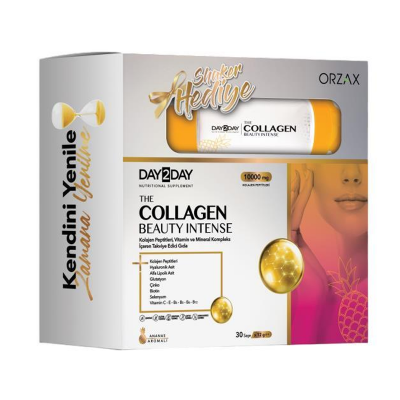 Day2day The Collagen Beauty Ananas Aromalı 30 Saşe Shaker Hediyeli - Orzax