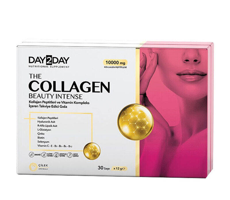 Day2Day The Collagen Beauty Intense 30 Saşe x 12 gr (Çilek Aromalı) - 1