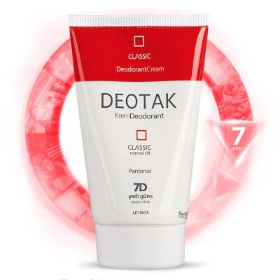 Deotak Classic 35 ml Normal Ciltler için Klasik ve Unisex Pantenol Krem Deodorant - 2