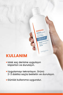 Ducray Anaphase+ Saç Dökülmesi Karşıtı Şampuan 400 ml - 4