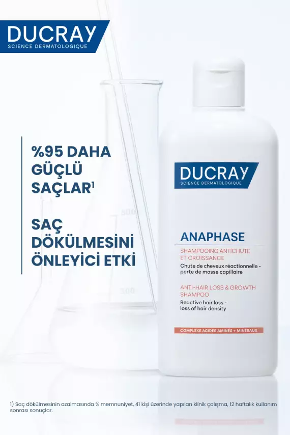 Ducray Anaphase+ Saç Dökülmesi Karşıtı Şampuan 400 ml - 2