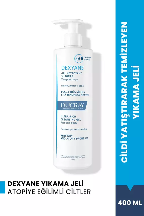 Ducray Dexyane Cildi Yatıştırarak Temizleyen Yıkama Jeli 400ml - 1
