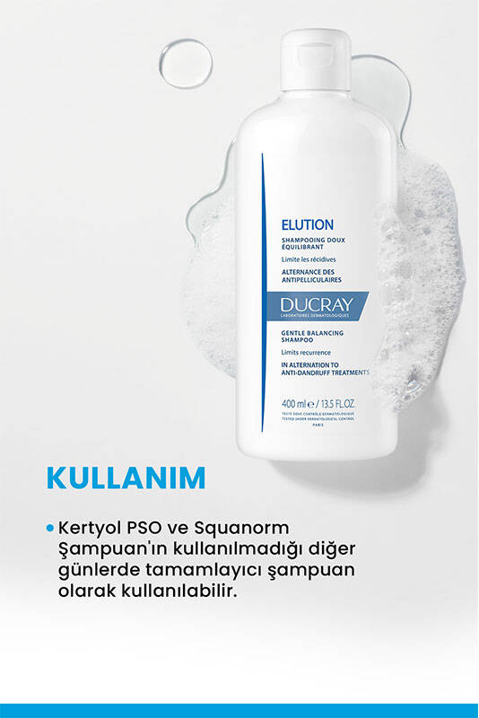Ducray Elution Kepek Karşıtı Tamamlayıcı Şampuan 400 ml - 3