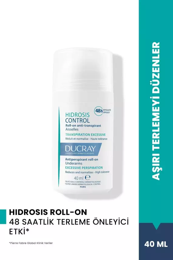 Ducray Hidrosis Terleme ve Ter Kokusu Karşıtı Roll-on 40 ml - 1