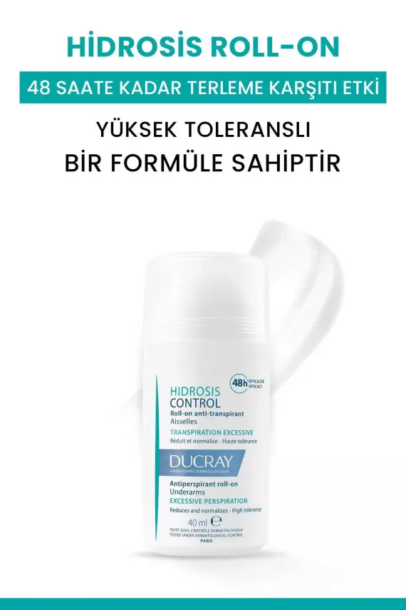 Ducray Hidrosis Terleme ve Ter Kokusu Karşıtı Roll-on 40 ml - 2