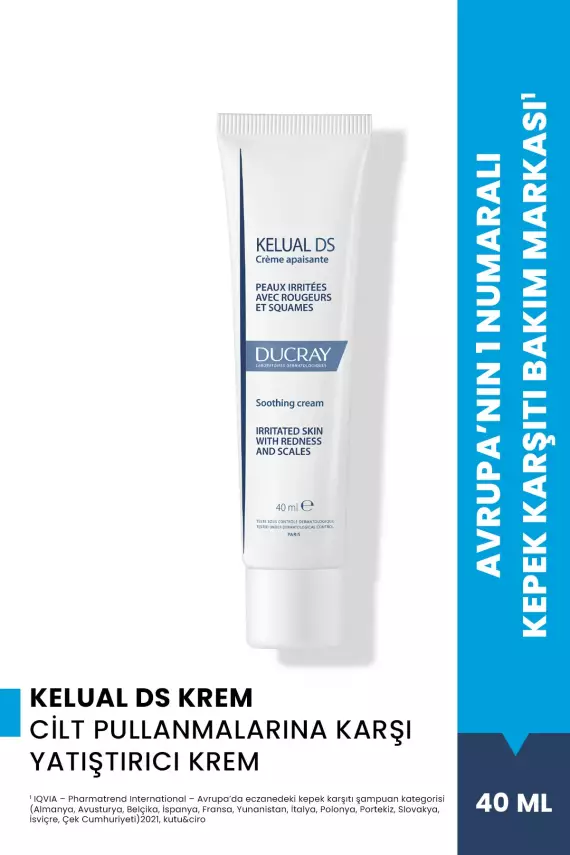 Ducray Kelual Ds Pullanma Ve Tahrişe Karşı Özel Cilt Kremi 40ml - 1