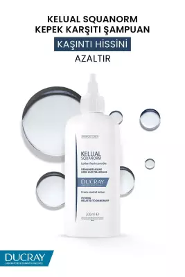 Ducray Kelual Squanorm Kepek Önleyici ve Kaşıntı Hissini Yatıştırıcı Losyon 200 ml - 1