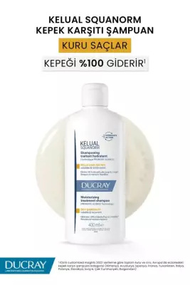 Ducray Kelual Squanorm Kuru Saçlar İçin Kepek Karşıtı Şampuan 400 ml - 2