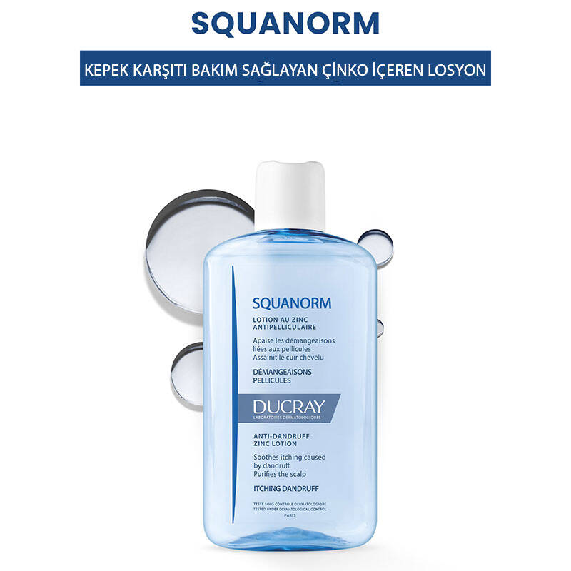Ducray Squanorm Çinko İçeren Kepek Karşıtı Losyon 200 ml - 1