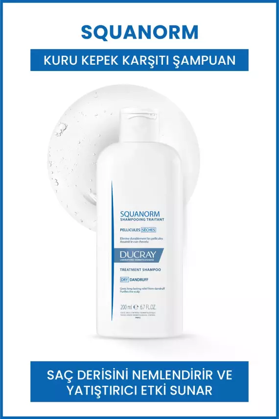 Ducray Squanorm Kuru Kepek Şampuanı 200 ml - 2