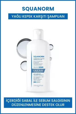 Ducray Squanorm Yağlı Kepek Şampuanı 200 ml - 2