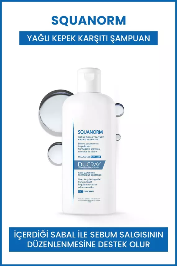 Ducray Squanorm Yağlı Kepek Şampuanı 200 ml - 2