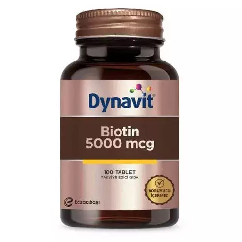 Dynavit Biotin 5000 mcg 100 Tablet - 1