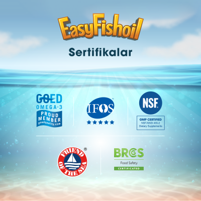 EasyFishoil Çilek ve Limon Aromalı Çiğnenebilir 30 Jel Form Balık Yağı - 5