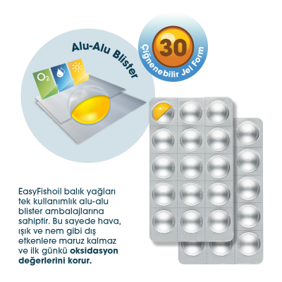 EasyFishoil Grow Çiğnenebilir 30 Jel Form Balık Yağı - 2