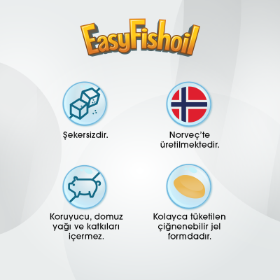 EasyFishoil Grow Çiğnenebilir 30 Jel Form Balık Yağı - 3